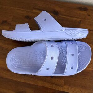 CROCS - Classic Sandal in Moon Jelly (periwinkle/lilac)
